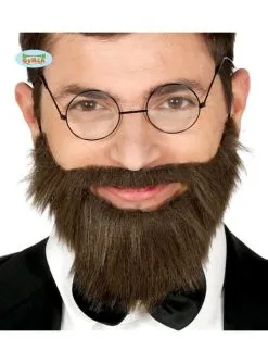 Bart Und Schnurrbart Braun Für Herren
