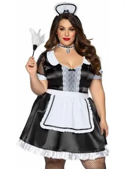 Französische Zofe Kostüm Sexy Für Damen In Großer Größe