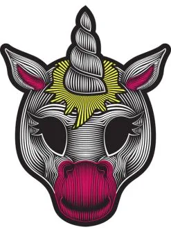 Leuchtende Einhorn Maske Für Erwachsene