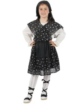 Mädchenkostüm Kastanienverkäuferin