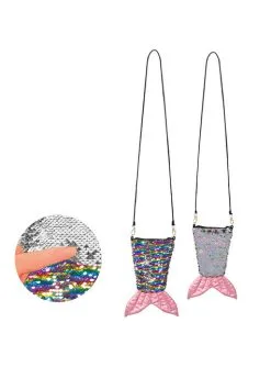 Meerjungfrau Tasche Mit Pailletten Bunt Für Damen