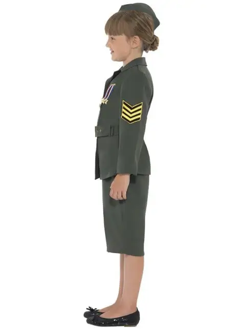 Soldatin Kostüm Für Mädchen – Bild 4