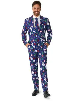Weihnachts-Schneemann Anzug - Suitmeister